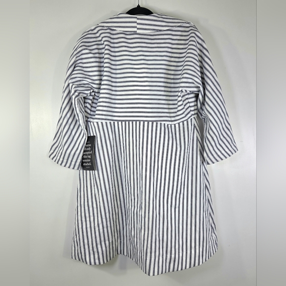 NEW TUCKERNUCK FRENCH BLUE  STRIPE SLOANE DRESS. - Picture 4 of 8